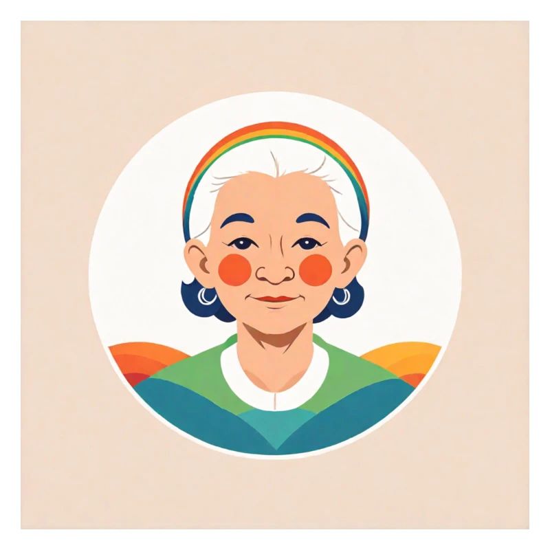 Regenbogen Oma