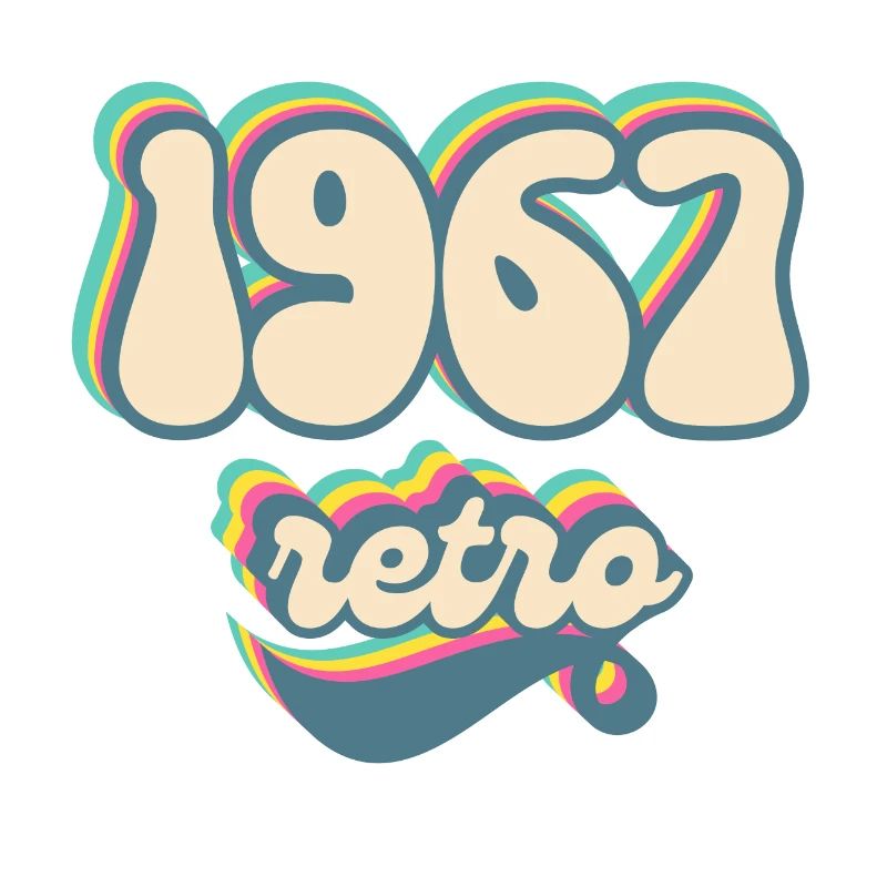 1967 retro idée cadeau