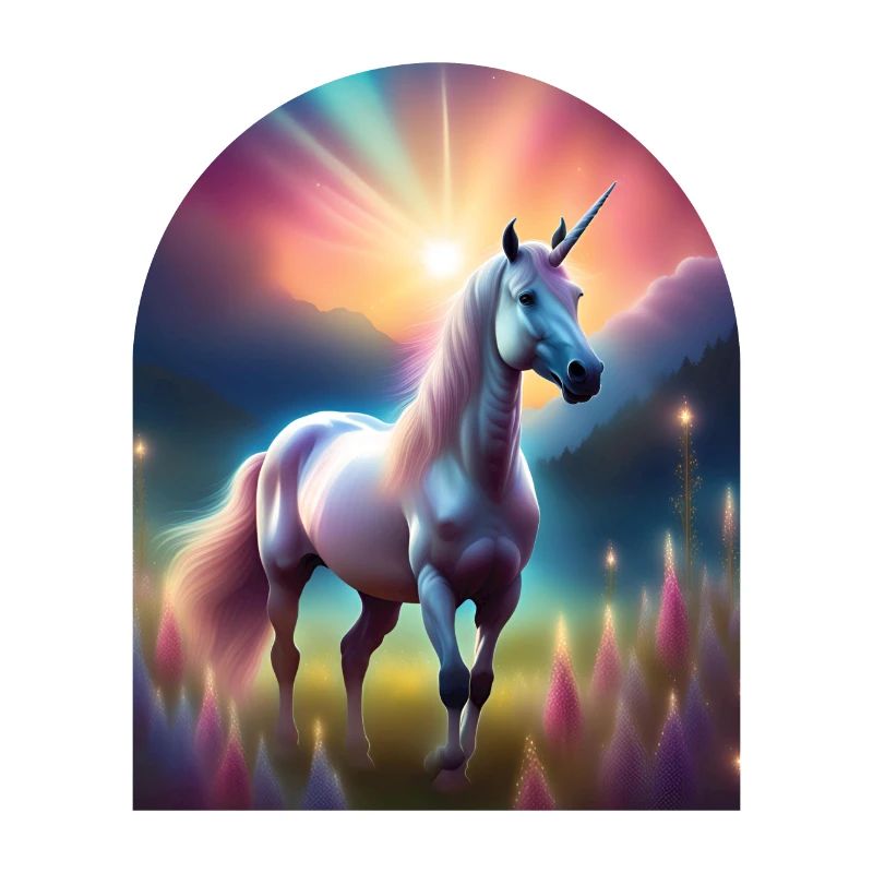 A unicorn in a magic field