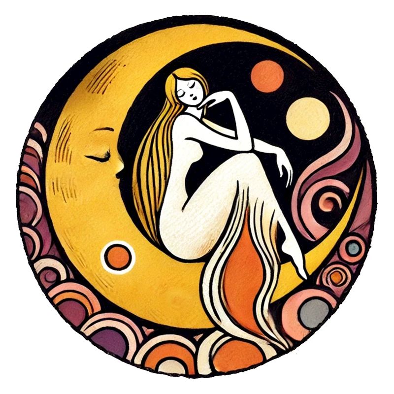 Retro Moon Goddess