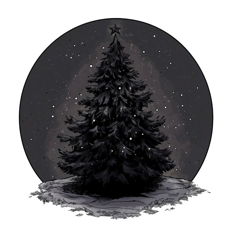 Dark Winter Magic: The Mysterious Tree