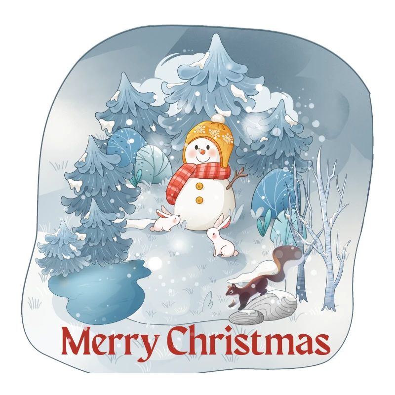Snowman Merry Christmas