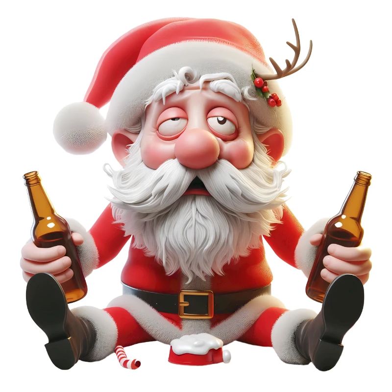 Père Noël ivre 1