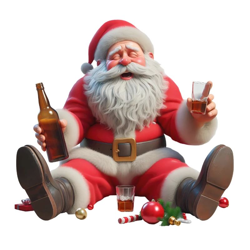 Père Noël ivre 2