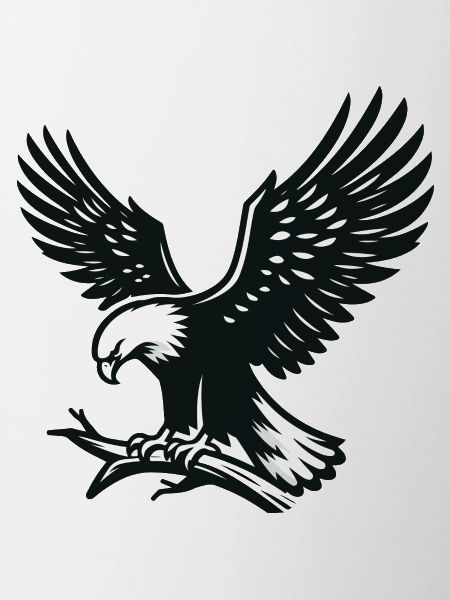 Aigle sur la branche