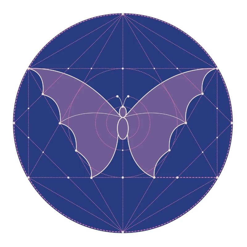 Sacred Geometry Butterfly