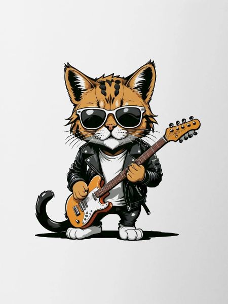 Cat Rocker Cat HardRock Gift