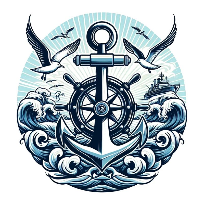 Anchor Steering Wheel Logo