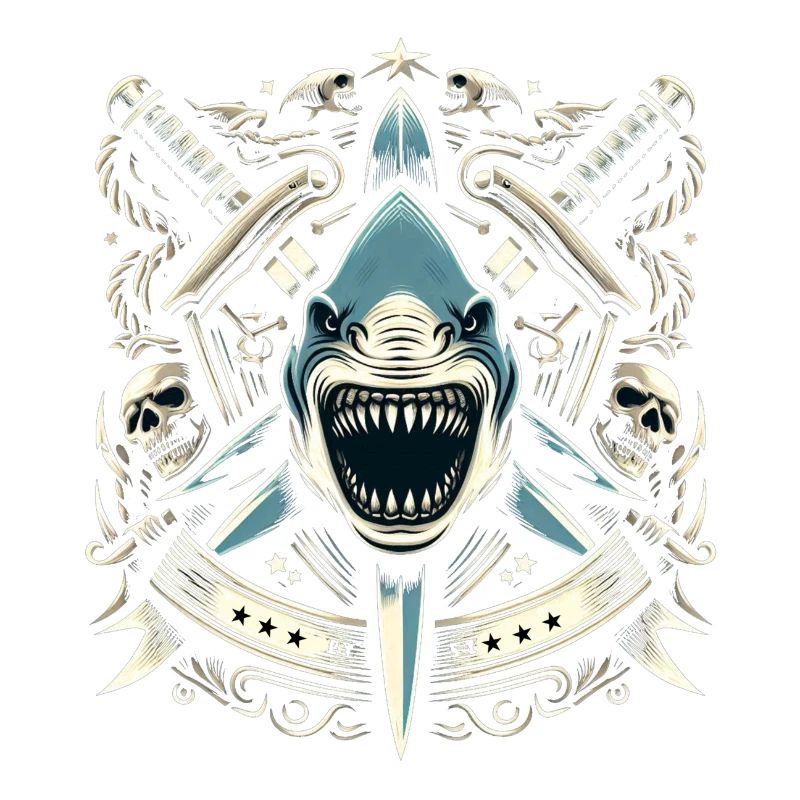 Logo du requin maléfique