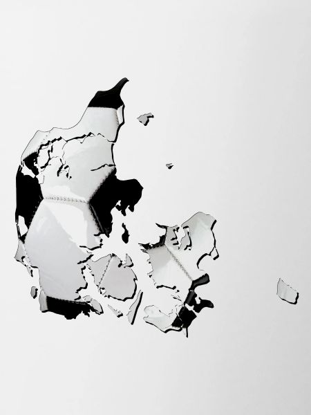 Denmark map frames real football