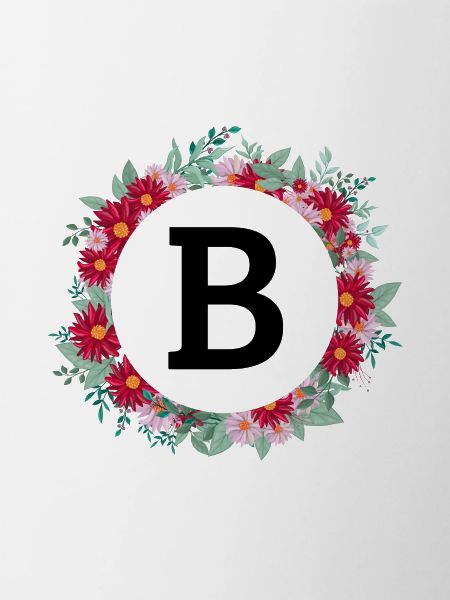 Buchstabe b Blumenkrone