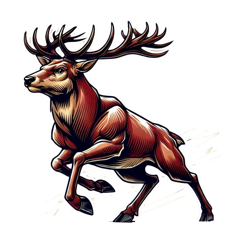 Rotwild Hirsch Jäger Jagd Treibjagd