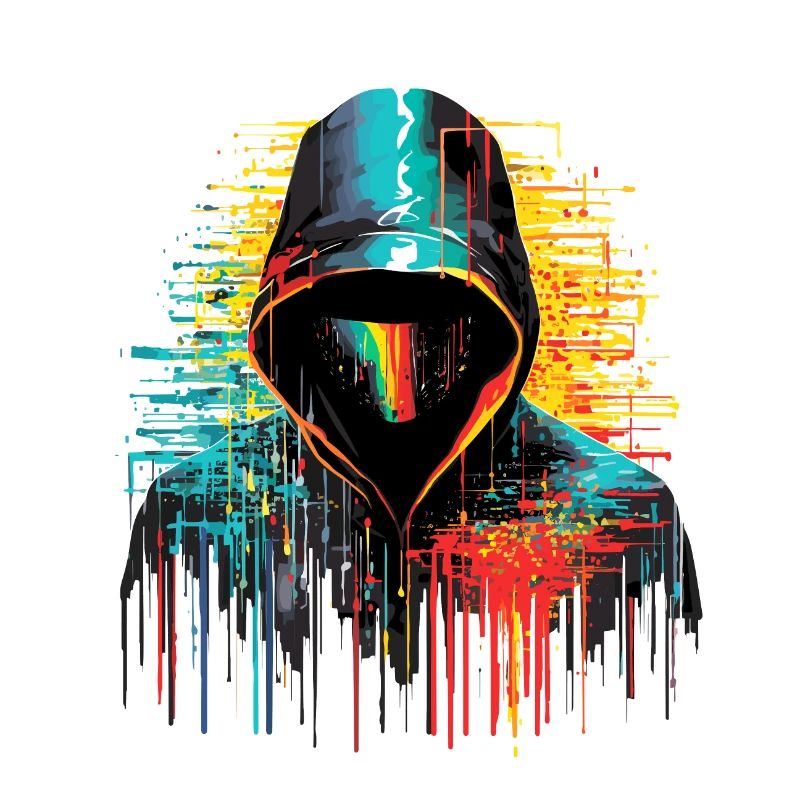 Hacker-Spiel Urbanes Stadtleben Schatten Abstrakt