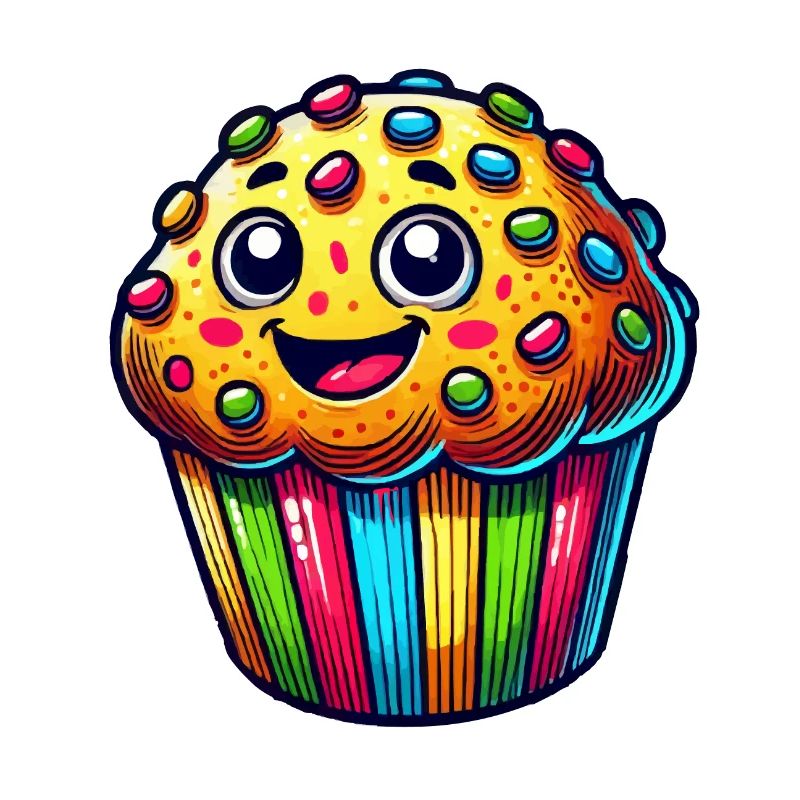 Caricature de muffins