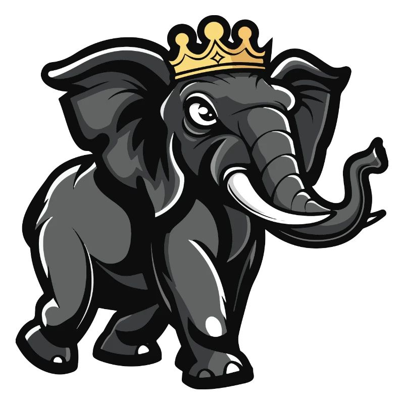 Elephant Cartoon Crown