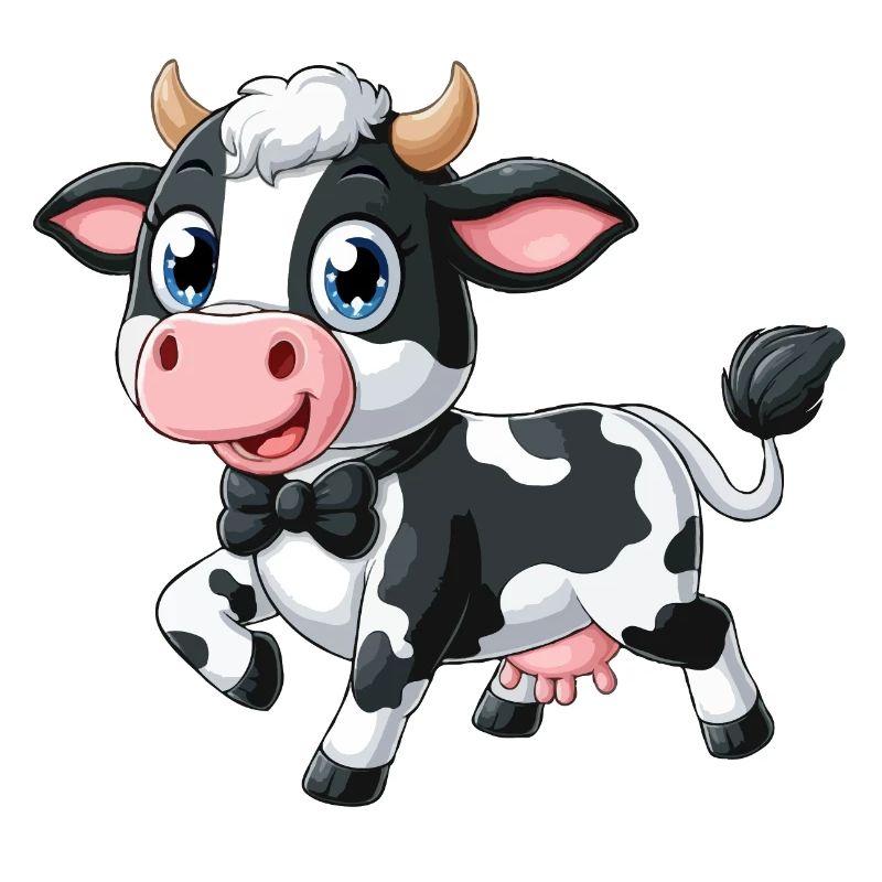 Vache heureuse
