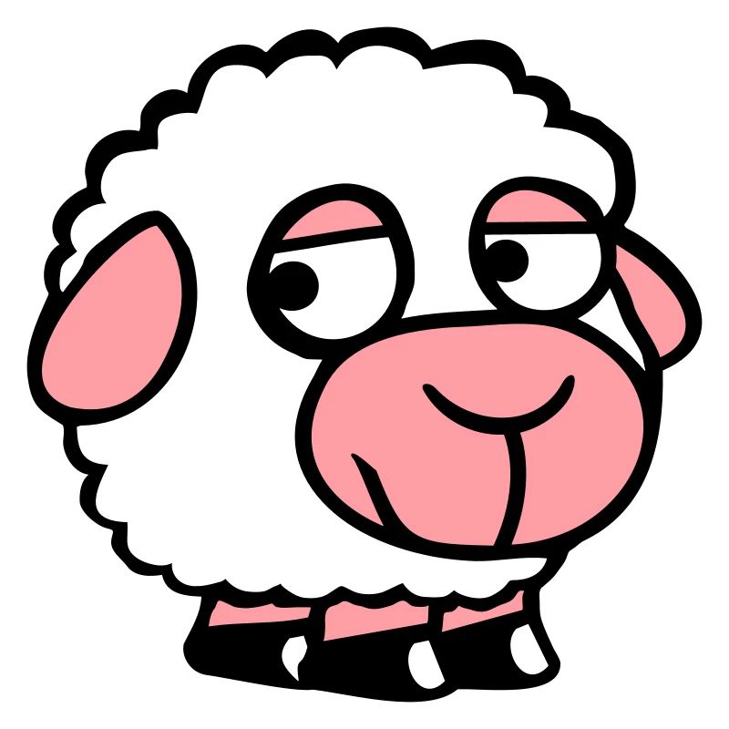 Mouton Triste Timide Introverti Malheureux