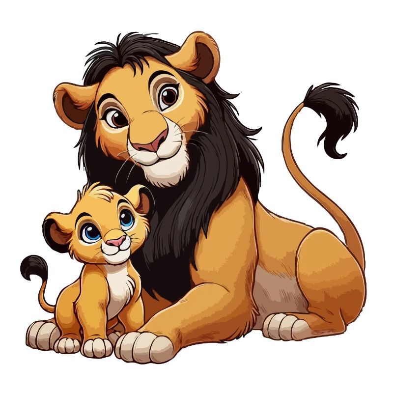 Leo father with child