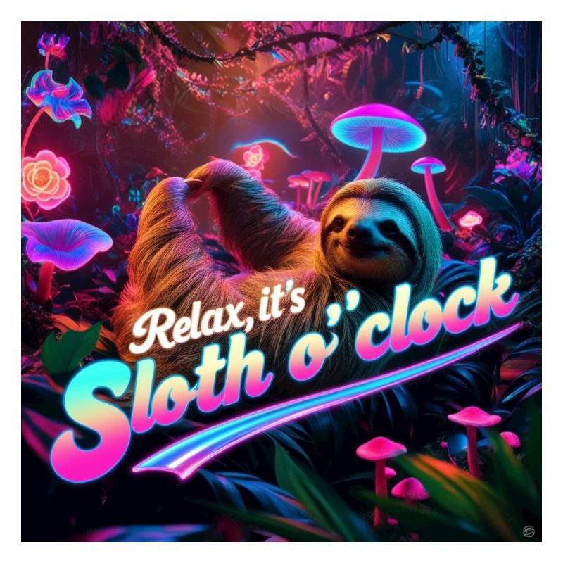 relax it’s sloth oclock