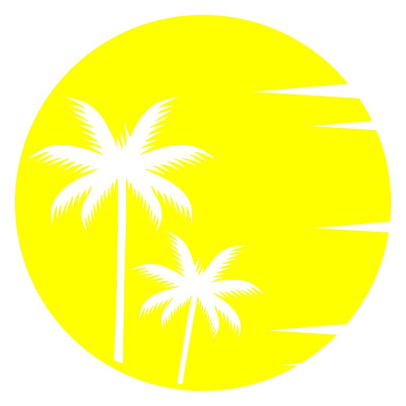 Sunset Palmen