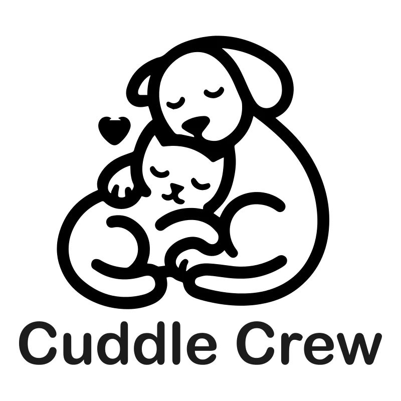 Katze & Hund Kuscheln - Cuddle Crew Design