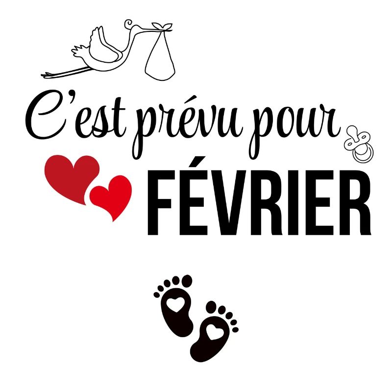 C’est prévu pour février - annonce de grossesse