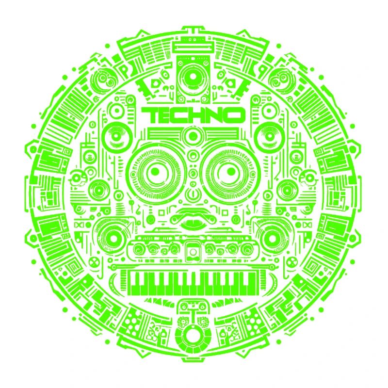 Techno Music Logo