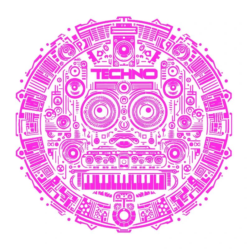 Techno Music Logo