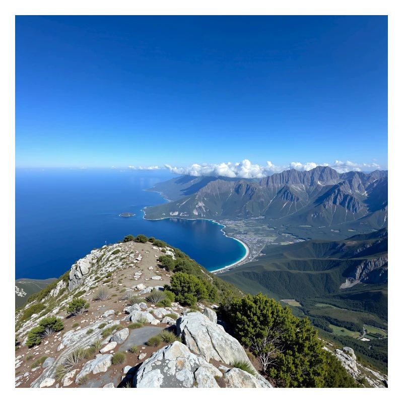 Magnifique paysage côtier