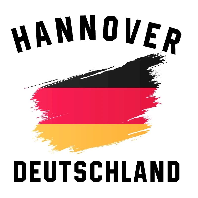 Germany Flag - Creative Brush Stroke Design