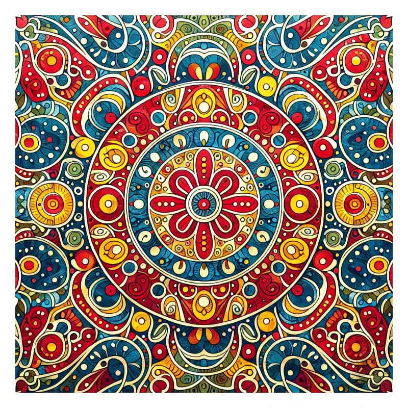 Kunst im Batik Stil