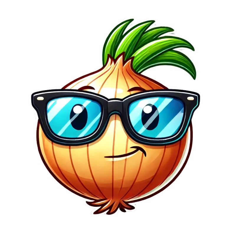 Cool onion – stylish vegetable design