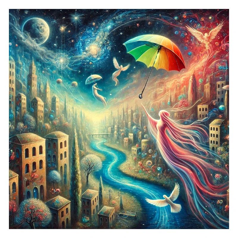 The Glowing Umbrella