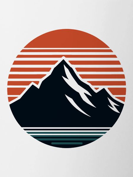 Mountains, nature, sunset