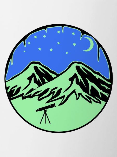 Starry Sky Mountains Telescope