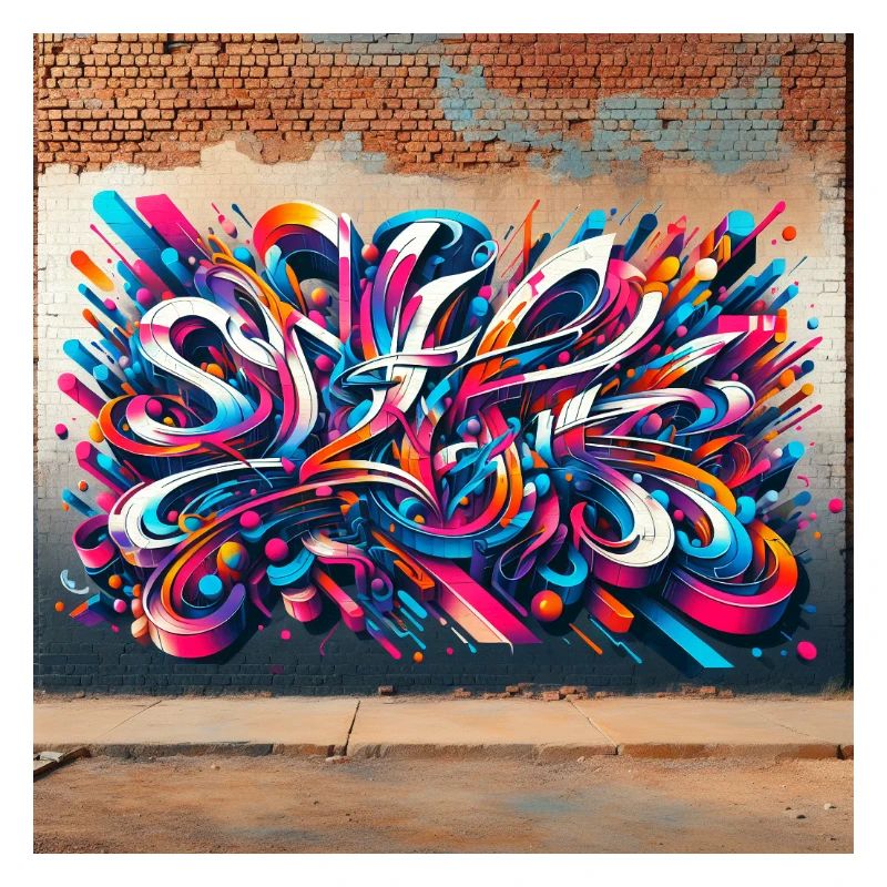 Graffiti Schrift