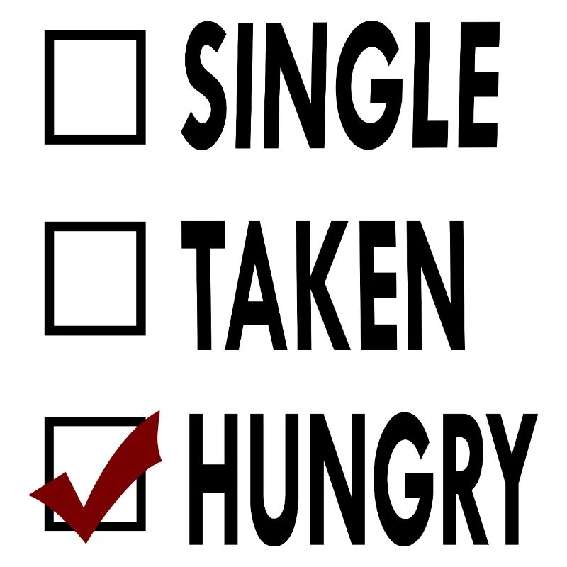 SINGLE noir blanc HUNGRY