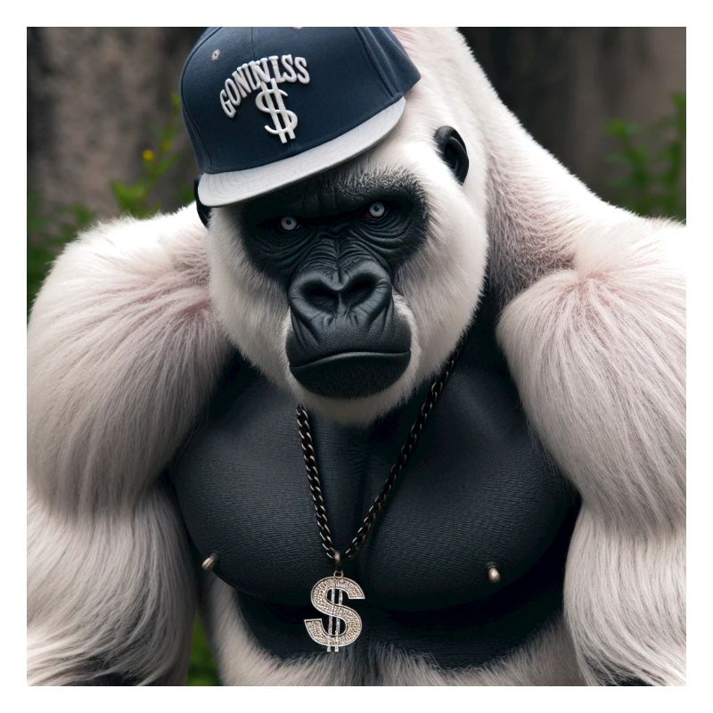 Weißer Gorilla