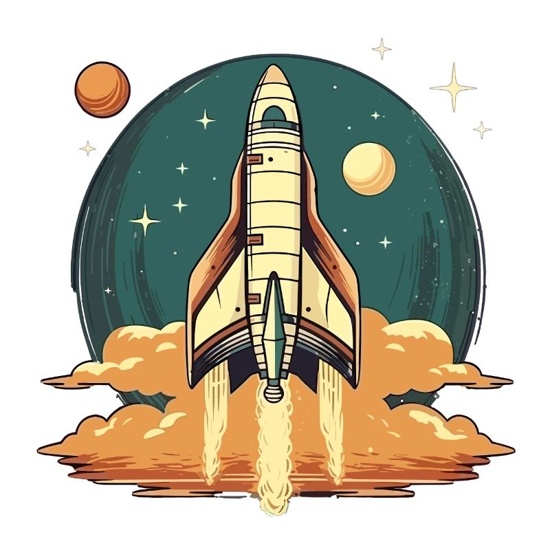 Vintage Design - Rocket