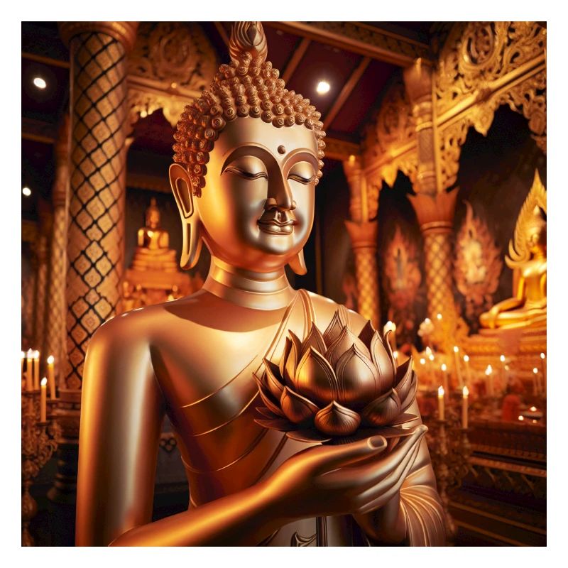 Goldener Buddha