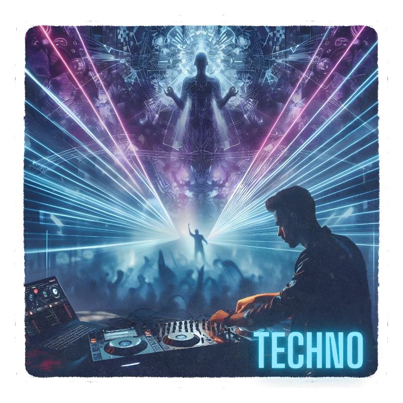 DJ mit Lasershow