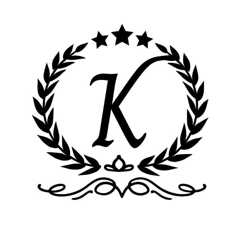 Letter k crown