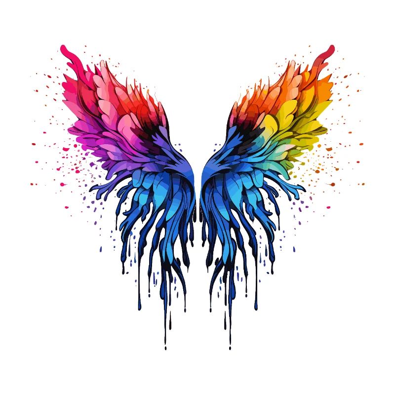 Ailes arc-en-ciel