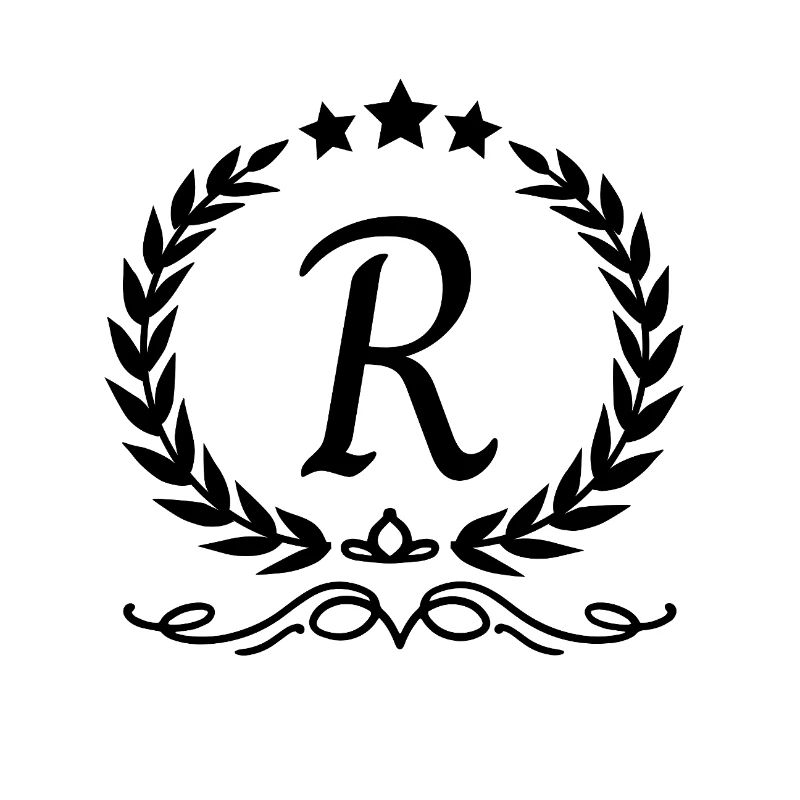 Letter r crown