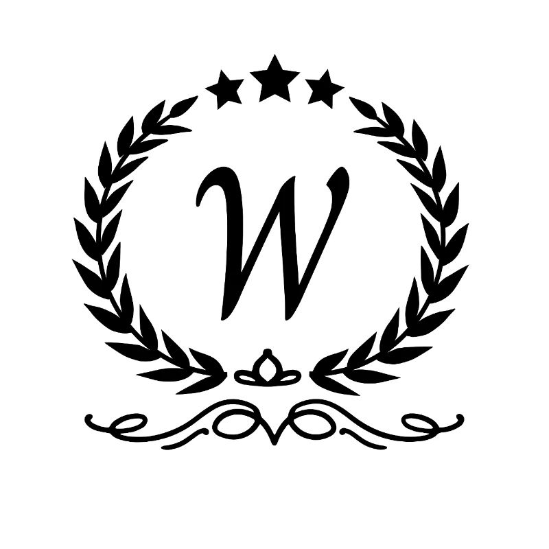 Letter w crown
