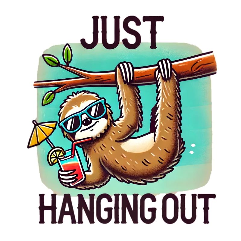 Just Hanging Out – Relaxed as a sloth