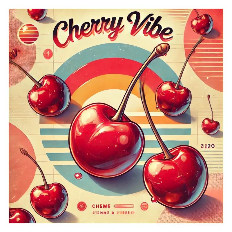 Vibrations sucrées de cerise – nostalgique et ludique