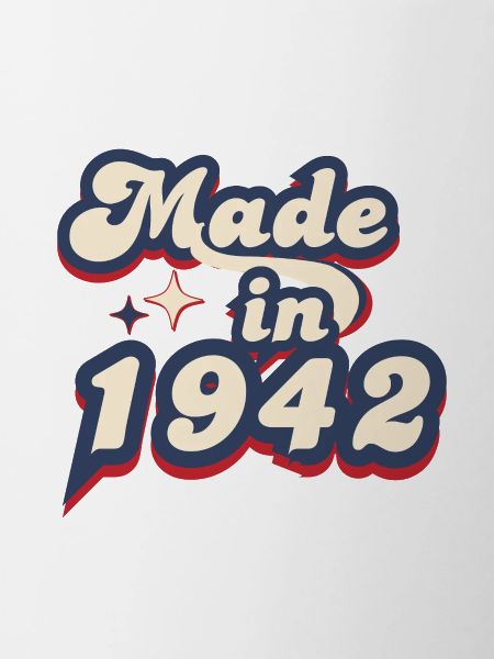 Made in 1942 Retro