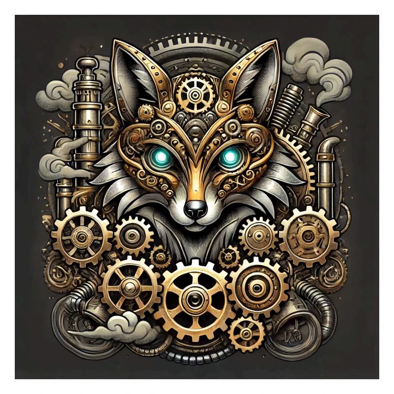 Steampunk Fox Sentinel
