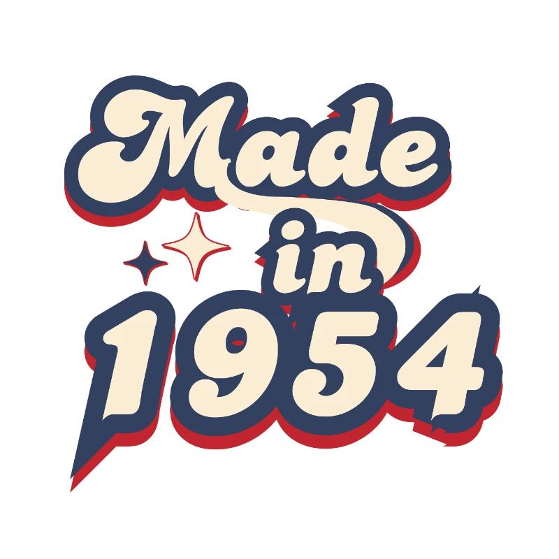Made in 1954 Retro